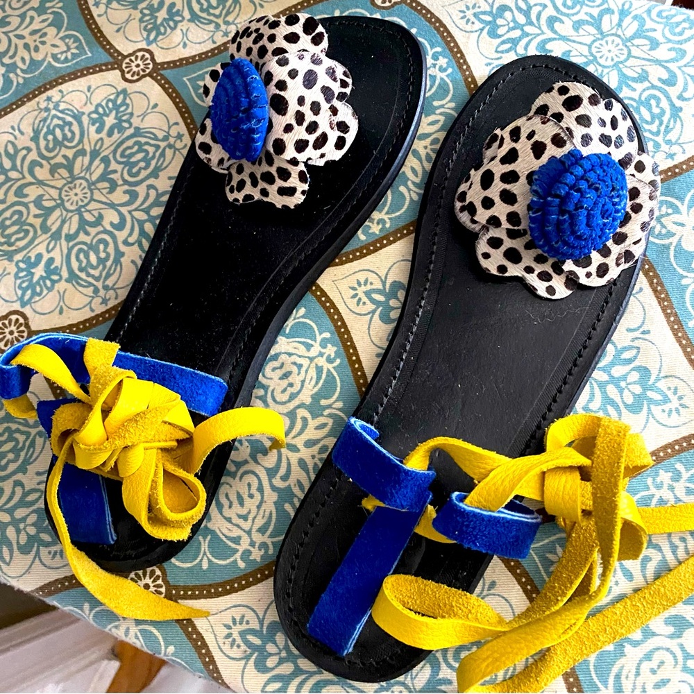 Hand made genuine leather sandals